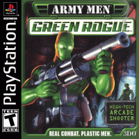 Army Men Green Rogue Playstation  box art